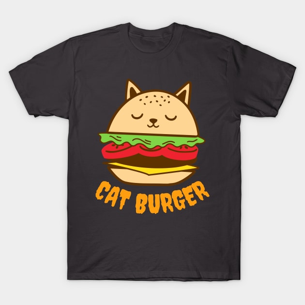 cat burger T-Shirt by MisaMarket